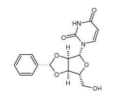 2'-O,3'-O-Benzylideneuridine Structure