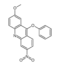 2-methoxy-6-nitro-9-phenoxyacridine Structure
