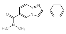 N,N-dimethyl-8-phenyl-1,7-diazabicyclo[4.3.0]nona-2,4,6,8-tetraene-3-carboxamide Structure