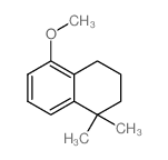 5-methoxy-1,1-dimethyl-tetralin结构式