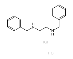 1,2-Ethanediamine,N1,N2-bis(phenylmethyl)-, hydrochloride (1:2) Structure