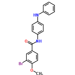 N-(4-Anilinophenyl)-3-bromo-4-methoxybenzamide Structure