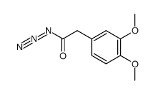 2-(3,4-dimethoxyphenyl)acetyl azide Structure