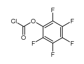pentafluorophenyl chloroformate Structure