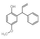 4-methoxy-2-(1-phenylprop-2-enyl)phenol结构式