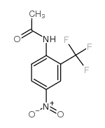 4'-硝基-2'-三氟甲基乙酰苯胺结构式