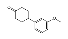 4-(3-甲氧基苯基)环己酮结构式