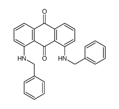 1,8-bis(benzylamino)anthracene-9,10-dione结构式