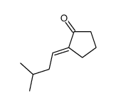 2-(3-methylbutylidene)cyclopentan-1-one结构式