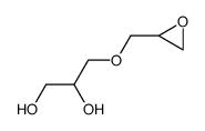 3-oxiranylmethoxy-propane-1,2-diol Structure