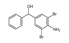 4-amino-3,5-dibromo-benzhydrol结构式