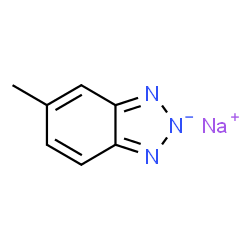 sodium 5-methyl-1H-benzotriazolide structure