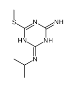 6-methylsulfanyl-2-N-propan-2-yl-1,3,5-triazine-2,4-diamine Structure