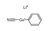 lithium(CN-phenylcuprate)结构式