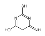 6-氨基-2-巯基嘧啶-4-醇结构式