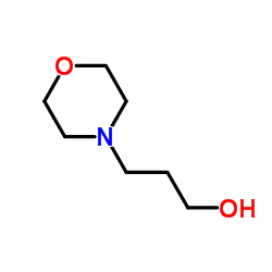 3-(4-Morpholinyl)-1-propanol structure