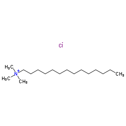 十四烷基三甲基氯化铵(TTAC)结构式