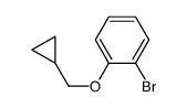 1-Bromo-2-(cyclopropylmethoxy)benzene Structure