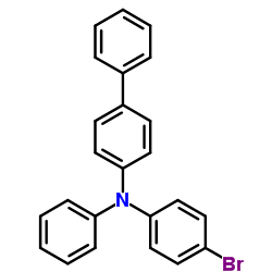 N-(4-Bromophenyl)-N-phenyl-4-biphenylamine Structure
