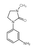 1-(3-氨基苯基)-3-甲基-2-咪唑啉酮结构式