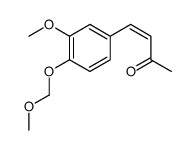 4-[3-methoxy-4-(methoxymethoxy)phenyl]but-3-en-2-one结构式