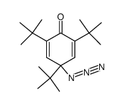 4-azido-2,4,6-tri-t-butyl-2,5-cyclohexadien-1-one结构式