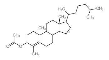 [4,10,13-trimethyl-17-(6-methylheptan-2-yl)-2,3,6,7,8,9,11,12,14,15,16,17-dodecahydro-1H-cyclopenta[a]phenanthren-3-yl] acetate Structure