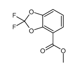 2,2-二氟-2H-1,3-苯并二恶唑-4-羧酸甲酯结构式