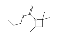 propyl 2,2,4-trimethylazetidine-1-carbodithioate结构式