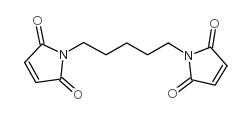 1,5-双(马来酰亚胺顺丁烯二酰亚胺)戊烷结构式