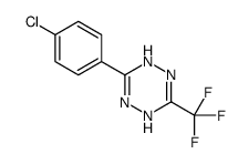 3-(4-chlorophenyl)-6-(trifluoromethyl)-1,4-dihydro-1,2,4,5-tetrazine结构式