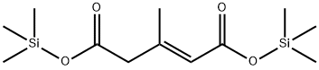 (E)-3-Methyl-2-pentenedioic acid bis(trimethylsilyl) ester Structure