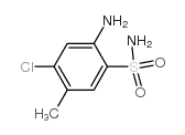 2-氨基-4-氯-5-甲基苯磺酰胺结构式