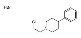 1-(2-chloroethyl)-4-phenyl-3,6-dihydro-2H-pyridine,hydrobromide Structure