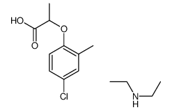 diethylammonium ()-2-(4-chloro-2-methylphenoxy)propionate结构式