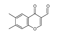6,7-二甲基-3-甲酰基查尔酮结构式
