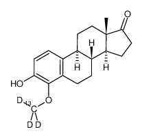 4-羟基雌酮-4-甲基醚结构式