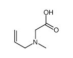 2-[methyl(prop-2-enyl)amino]acetic acid Structure
