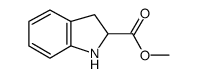 2,3-二氢-1H-吲哚-2-羧酸甲酯结构式