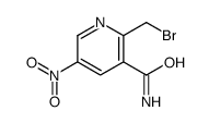 2-(bromomethyl)-5-nitropyridine-3-carboxamide Structure