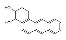 1,2,3,4-tetrahydrobenzo[a]anthracene-3,4-diol结构式