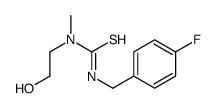 3-[(4-fluorophenyl)methyl]-1-(2-hydroxyethyl)-1-methylthiourea Structure