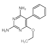 6-ethoxy-5-phenyl-pyrimidine-2,4-diamine结构式