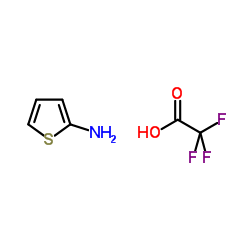 2-Thiophenamine trifluoroacetate (1:1) structure