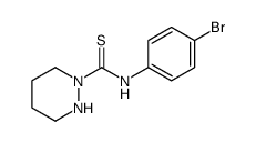 N-(4-bromophenyl)diazinane-1-carbothioamide结构式