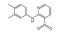 N-(3,4-dimethylphenyl)-3-nitropyridin-2-amine结构式