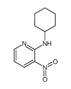N-环己基-3-硝基吡啶-2-胺结构式