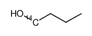 n-butanol, [1-14c] Structure