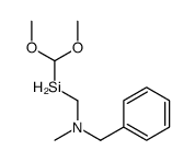 N-(dimethoxymethylsilylmethyl)-N-methyl-1-phenylmethanamine结构式