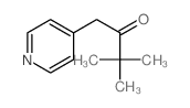 2-Butanone,3,3-dimethyl-1-(4-pyridinyl)- Structure